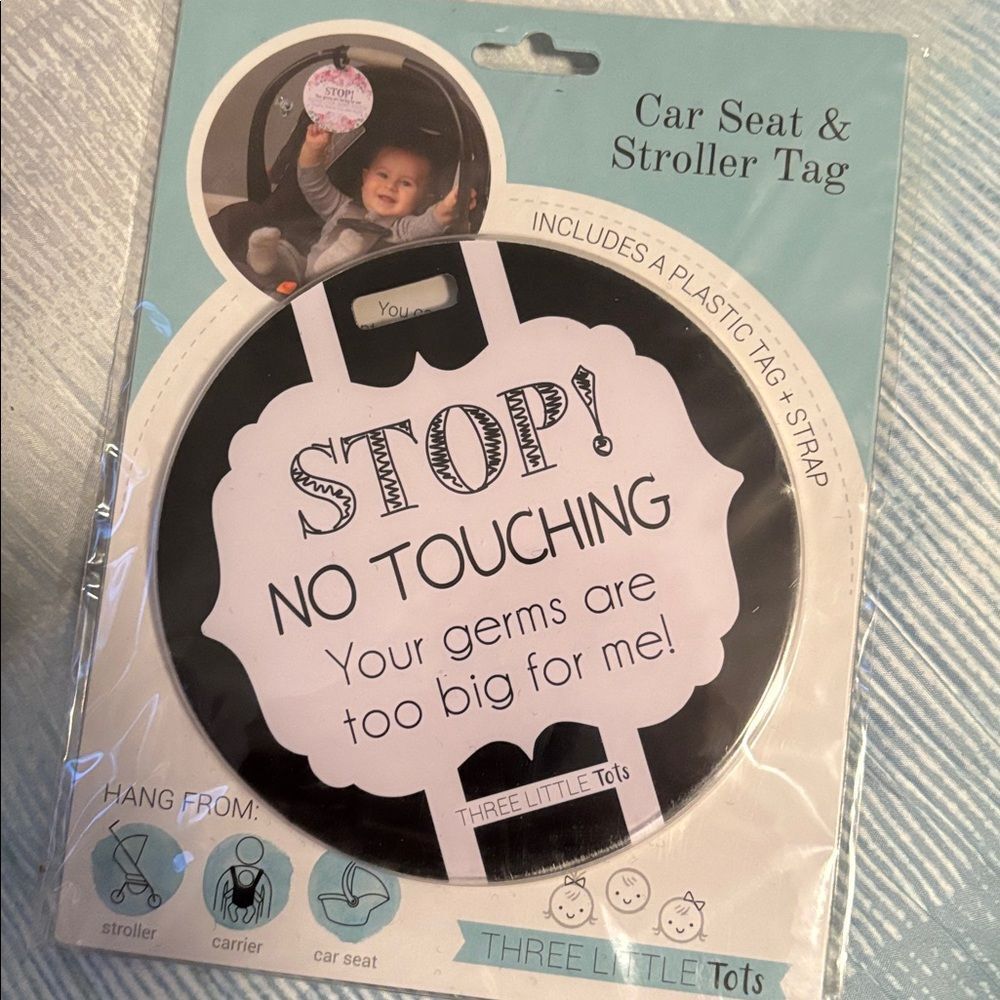 Three Little Tots Car Seat & Stroller Tag